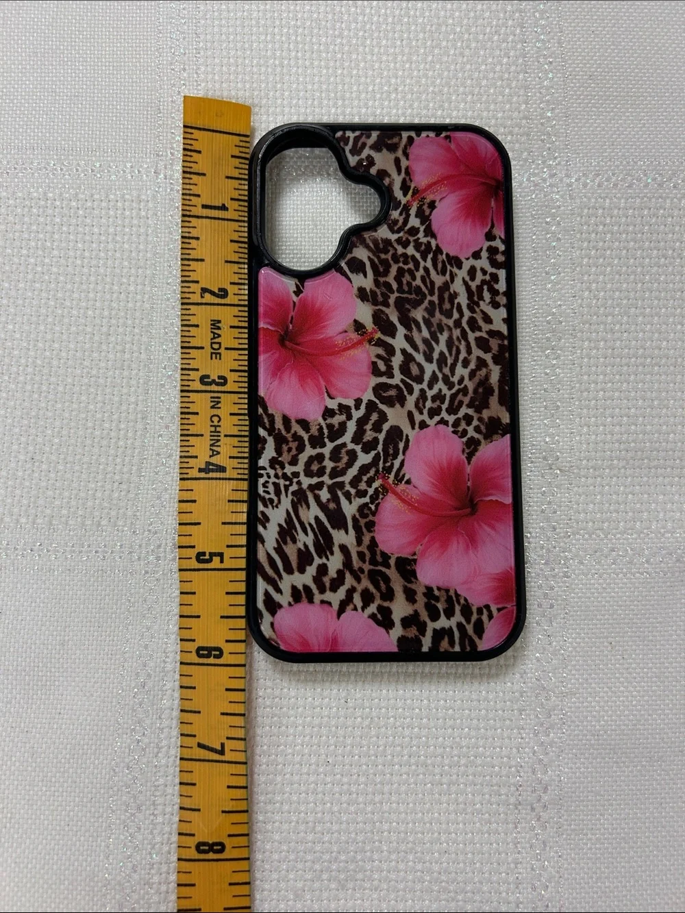 Pink Floral Leopard Print Phone Case - Compatible Cell Accessory